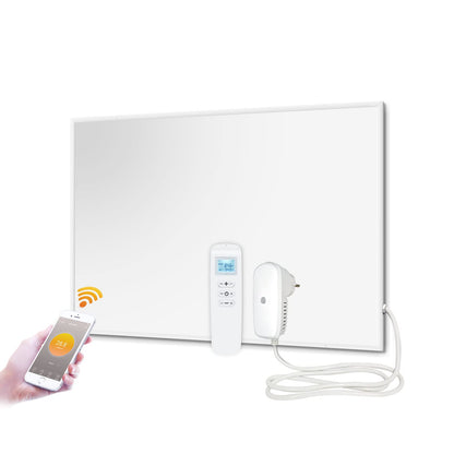 Infrarotheizung mit WiFi-Thermostat und Fernbedienung Zur Wandmontage