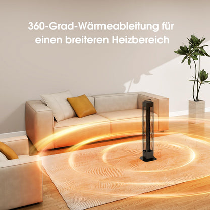 Infrarot Standheizstrahler 1400W – Mobiler Terrassenheizer – IP24