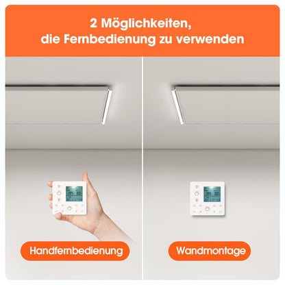 Infrarotheizung mit thermostat Deckenheizung mit LED Beleuchtung Licht